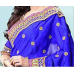 Majestic Embroidered Faux Georgette Saree